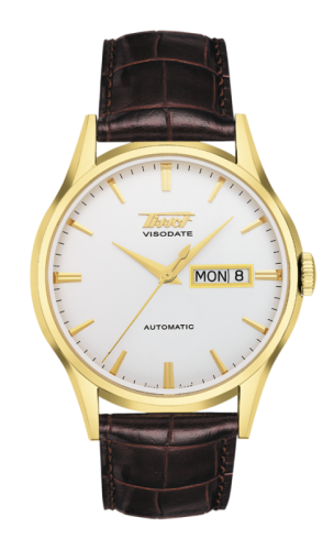 Tissot Visodate Automatic Yellow Gold PVD / Silver / Strap